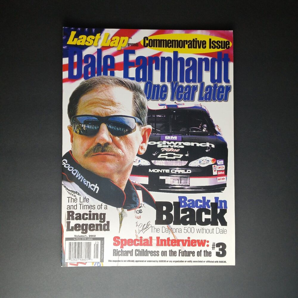 Last Lap Commemorative Edition Dale Earnhardt One Year Later Volume 1, 2002